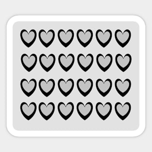 Black Heart Sticker